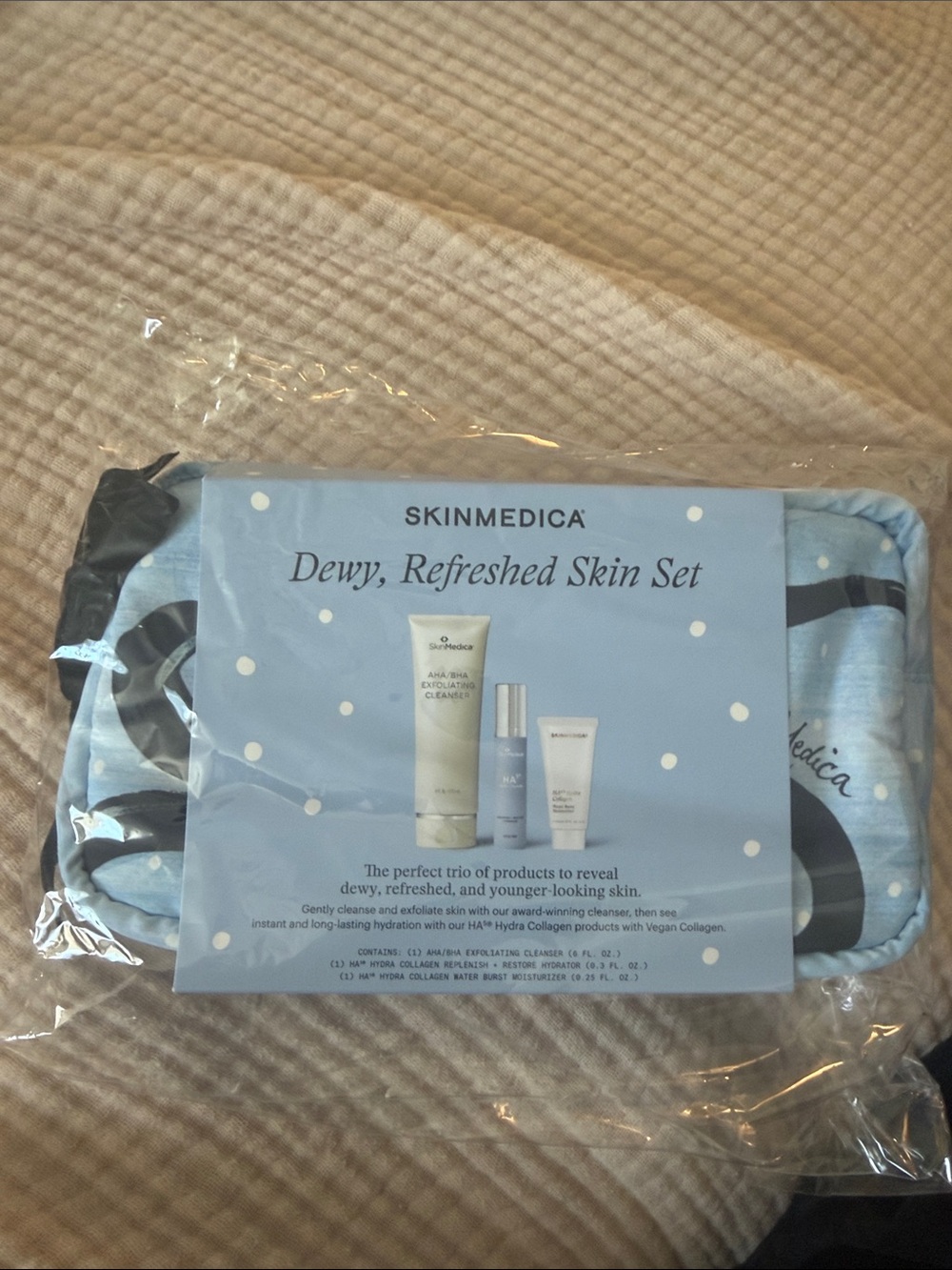 NEW SkinMedica Dewy, Refreshed Skin Set Trio. Exfoliating/anti aging set